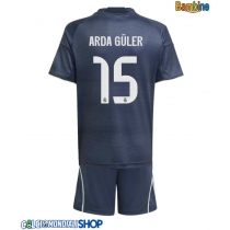 Maglie da calcio Real Madrid Arda Guler #15 Seconda Maglia Bambino 2025-26 Manica Corta + Pantaloni corti)